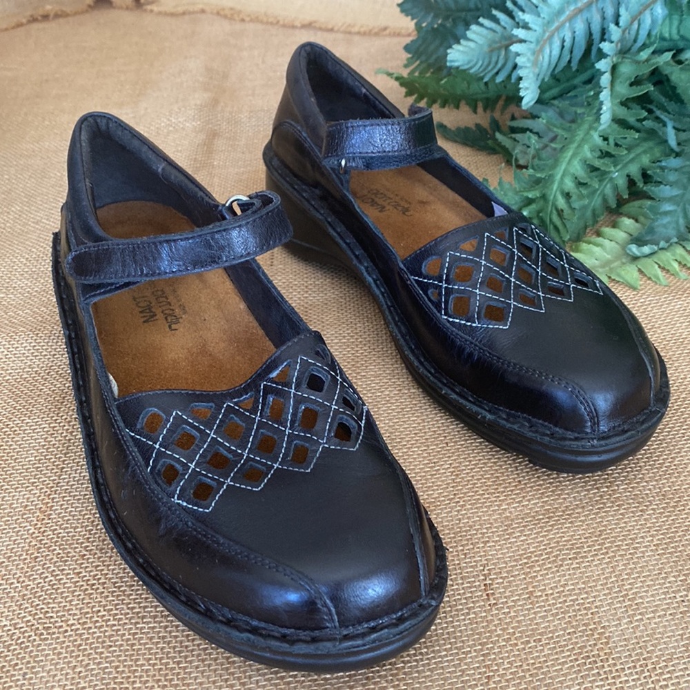 NAOT leather Mary Janes